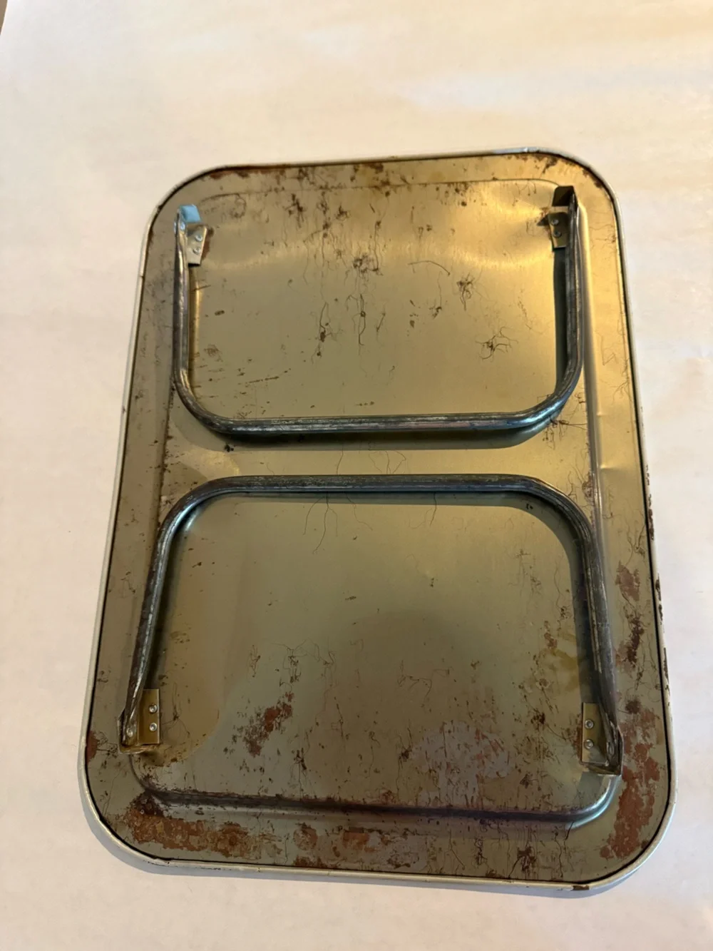 Vintage 1979 Star Trek The Motion Picture Spock Metal TV Lap Tray Functional